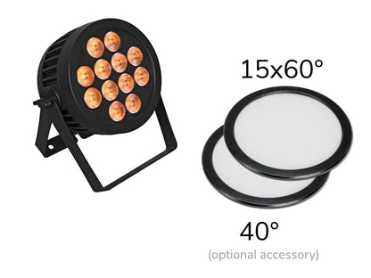 EUROLITE LED IP PAR Lampe QCL Spot (12x8W)