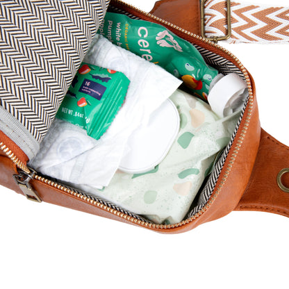 Crossbody bag baby pouch