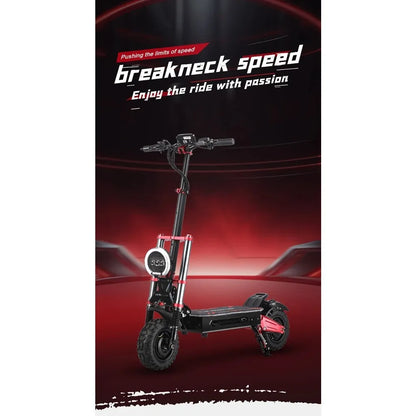 BOYUEDA-Trottinette Électrique S5, Moteur 6000W, Batterie 60V 38Ah, Connexion Bluetooth, Fonction NDavid Intelligente, 11 Pouces, Hors Route