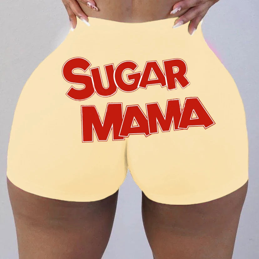 Short sexy pour femme, pantalon skinny taille haute, short de fitness, de sport, de yoga, culotte sexy imprimée