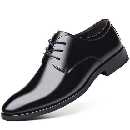 Chaussures en Cuir Respirant pour Homme, Souple, Noir, Astronomique, Décontracté, Printemps et Automne