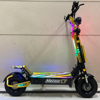 Livraison rapide GT-M8 72V50AH 60V60AH double moteurs trottinettes électriques 13/14 pouces ville/roue tout-terrain adulte Scooter électrique