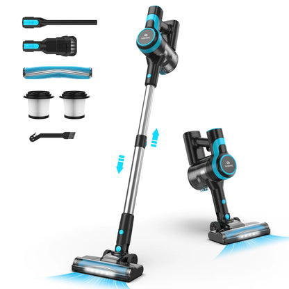 Aspirateur sans fil V600, aspirateur balai sans balais 28Kpa, batterie rechargeable, 3 modes