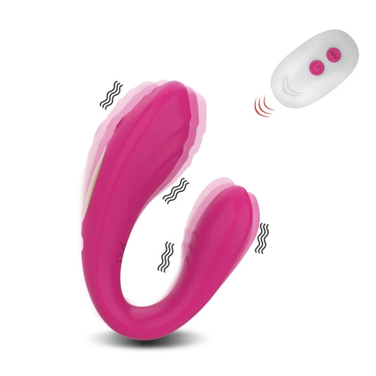Vibromasseur de Type U télécommandé pour femmes, stimulation du Clitoris, point G, Massage vaginal, Masturbation féminine, jouets sexuels pour Couple