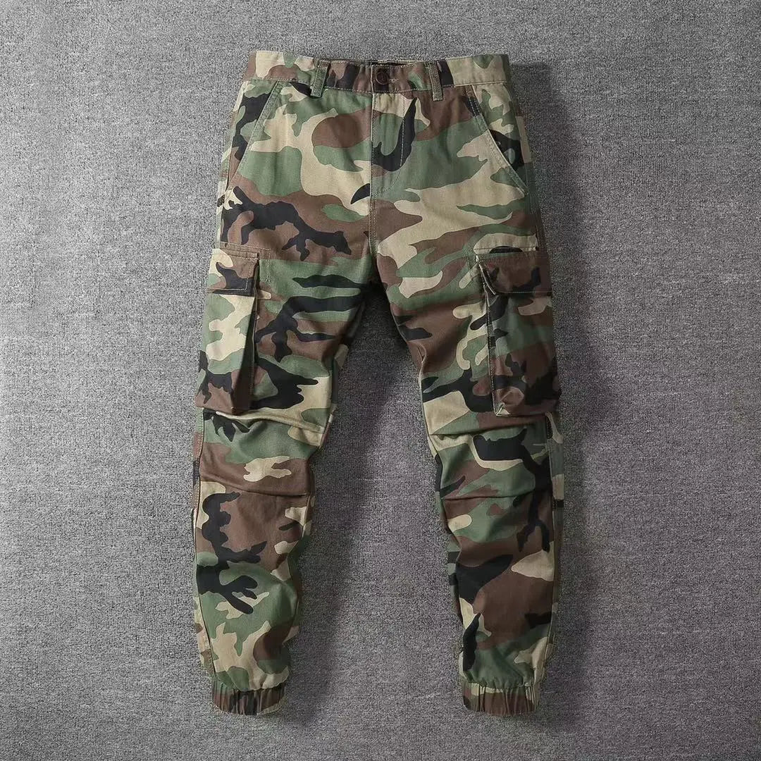 Pantalon cargo de sport de randonnée pour hommes, salopette CamSolomon, jogging, pantalon de survêtement, pantalon de survêtement conique décontracté, mode