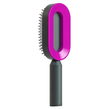 Peigne de massage, brosse à cheveux autonettoyante pour femmes, peigne à cheveux rapide à une touche, coussin d'air 3D, outils de coiffure, peignes