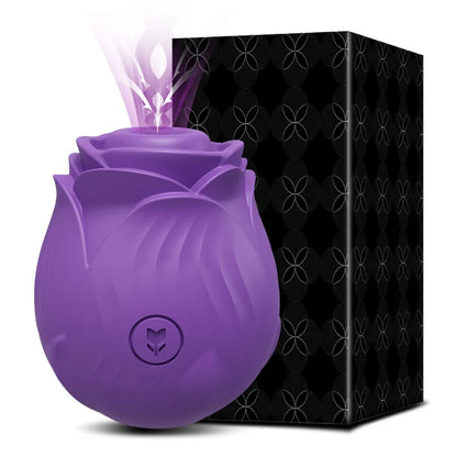 Vibromasseur à succion de Rose pour femmes, stimulateur de clitoris, point G, gode vibrant, masturbateur féminin, Massage, jouet sexuel pour adulte
