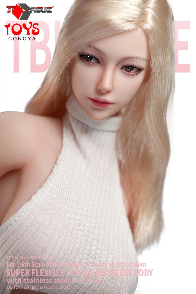 【2026 Q3】TBLeague SR-BD01&02 Corps de figurine articulée 1/6ème avec épaules étroites, hanches courbes et cils appliqués à la main, 12 pouces
