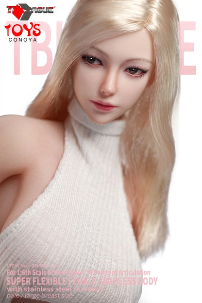 【2026 Q3】TBLeague SR-BD01&02 Corps de figurine articulée 1/6ème avec épaules étroites, hanches courbes et cils appliqués à la main, 12 pouces