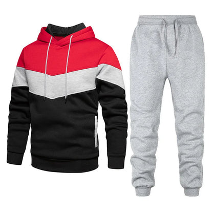 Ensemble de sport 2 pièces pour femme, couleur unie, sweat-shirt à capuche, pantalon de survêtement, décontracté, vêtements de sport pour homme