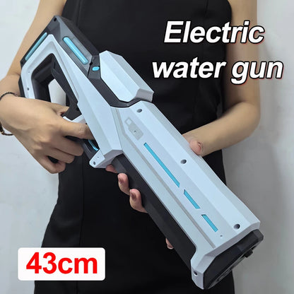 Pistolets à eau électriques pour adultes, puissant gicleur, aspiration automatique d'eau, jouet de plage en plein air d'été pour garçons, cadeau pour enfants