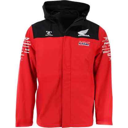Honda TrueTimber Veste coupe-vent légère rouge et noire pour hommes et femmes HRC Vêtements de cyclisme en plein air HONDA MOTO Moto Jack