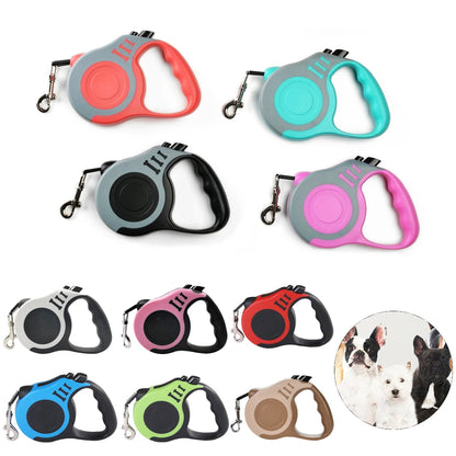 Laisse pour chien de 3m 5m, en Nylon solide, pour chiots, petits, moyens et grands chiens, chats, rétractable automatique, Durable, fournitures pour animaux de compagnie Yorkshire