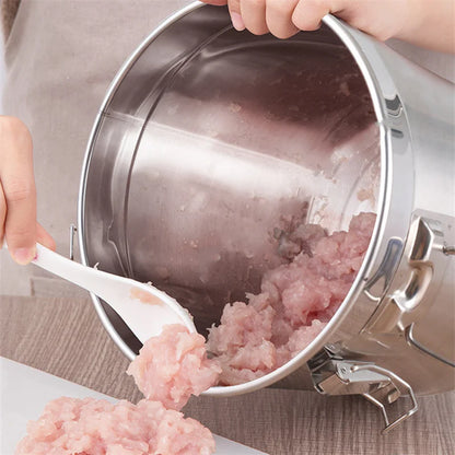 Hachoir à viande électrique 16L, grande capacité, haute puissance, en acier inoxydable