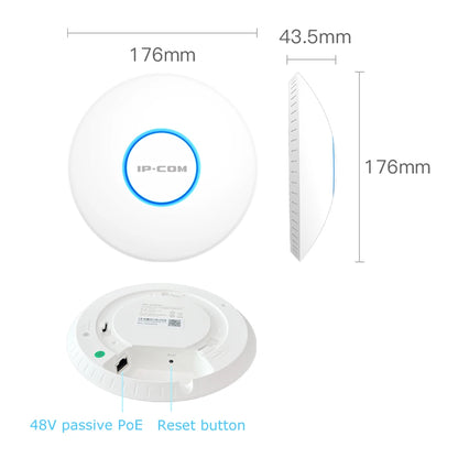 Amplificateur de signal sans fil I-Router, répéteur Wi-Fi maillé, point d'accès, bande pour 6 touristes, plafonnier AX1500, 5G