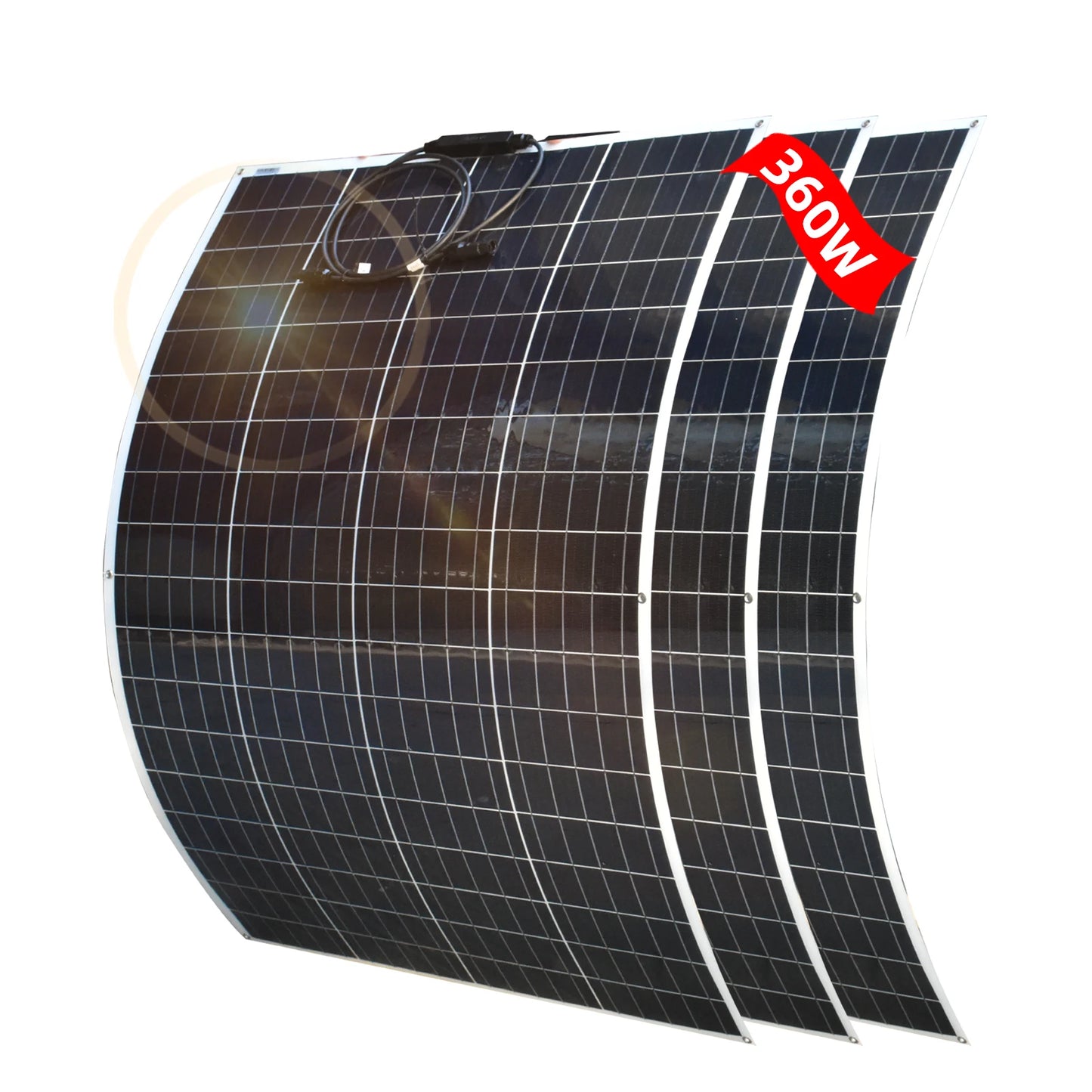 Panneaux solaires 18 V 125 W 250 W 375 W 500 W, flexibles, minicellules pour chargeur de batterie 12 V/24 V, kits maison 1 000 W, camping-car, bateau