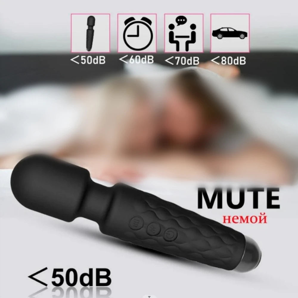 Vibromasseur AV puissant, stimulateur de Clitoris à baguette magique, jouets sexuels pour femmes, masseur de point G, produit érotique pour femmes adultes