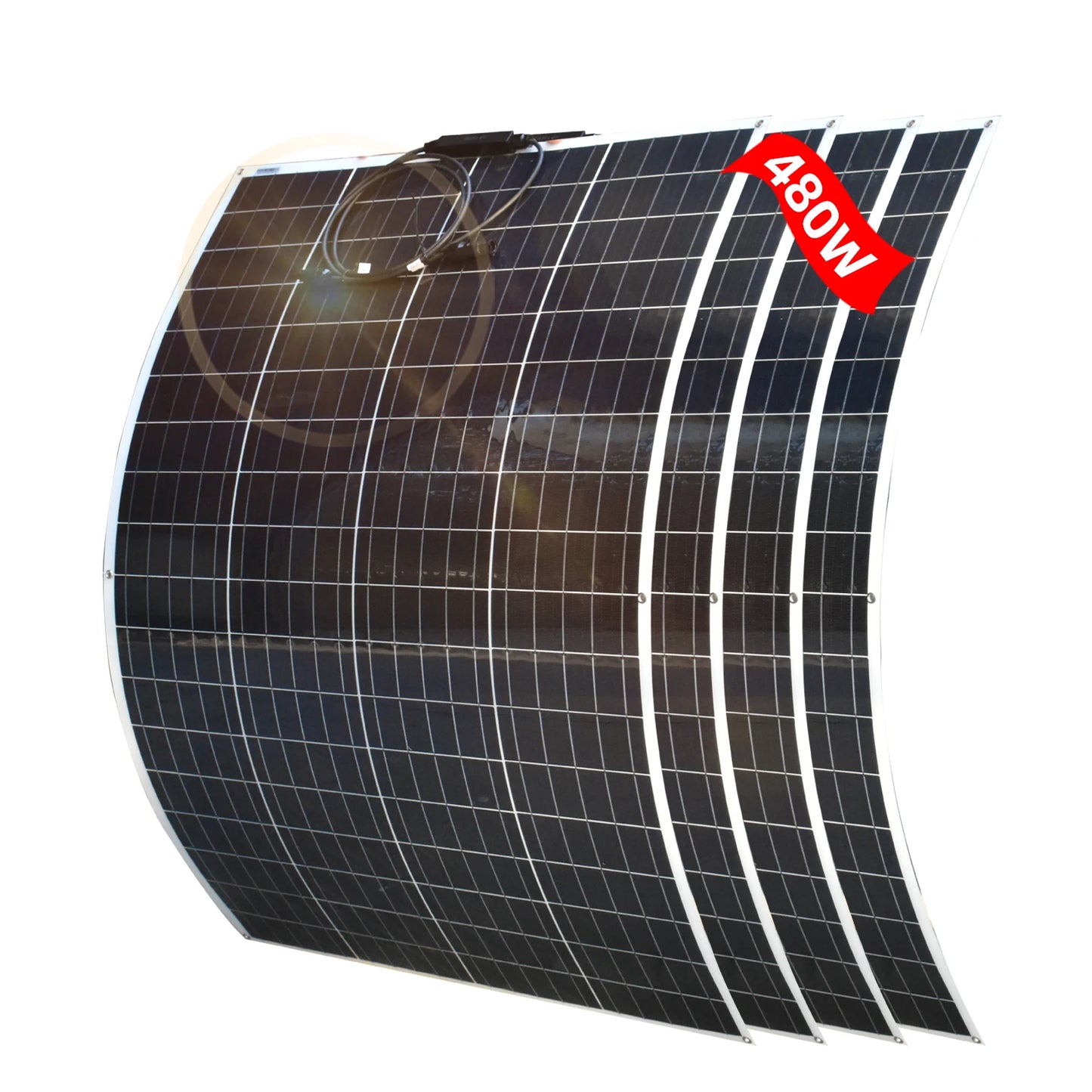 Panneaux solaires 18 V 125 W 250 W 375 W 500 W, flexibles, minicellules pour chargeur de batterie 12 V/24 V, kits maison 1 000 W, camping-car, bateau