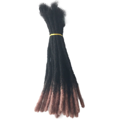 HExtensions de dreadlocks en cheveux humains, crépus et lisses, tresses au crochet, extensions de cheveux brésiliens Remy, 10, 20, 40 ou 60 mèches