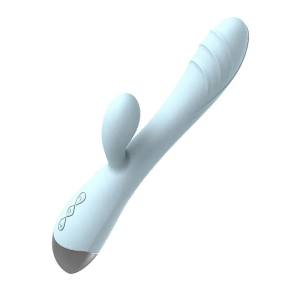 Vibromasseur lapin puissant pour femmes, stimulateur de Clitoris, point G, masseur vaginal, gode, masturbateur féminin, baguette AV, jouet sexuel pour adulte de 18 ans et plus