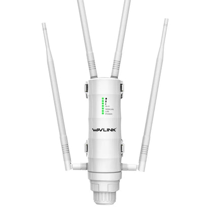 Wavlink AC1200 Point d'accès extérieur WiFi Booster double bande 2.4G/5GHz Extender IPX5 étanche haute puissance Wifi routeur/répéteur
