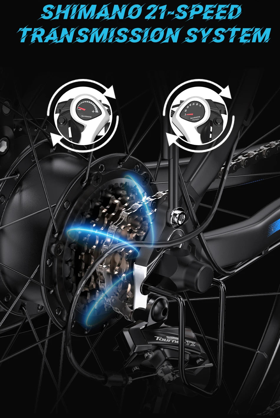 DUOTTS C29 e-bike 750W moteur 48V15 * 2AH batterie magnésium alliage d'aluminium vélo électrique 29 pouces pneus 21 vitesses vélo électrique