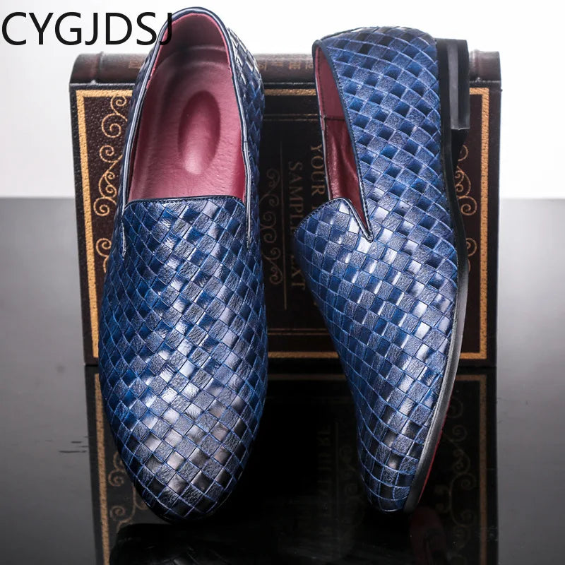 Chaussures à enfiler pour hommes CLASSIC Italiano Office 2024 Chaussures Oxford pour hommes Mocassins pour hommes Costume d'affaires 47 Chaussures élégantes Chaussures Homme