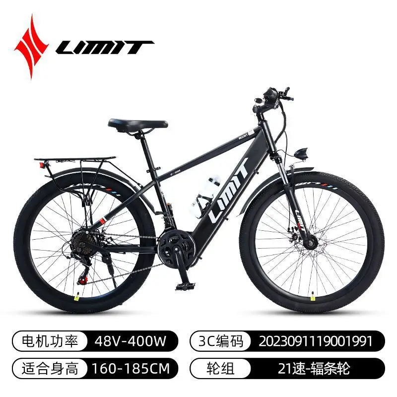 Nouveau Vélo électrique de ville adulte 26 pouces 48V 10AH gamme de batterie amovible 25/h vélo de ville pour femmes