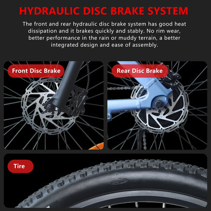 HUANCI Q5 vélo électrique 2000W vélos électriques 27.5 pouces vélo électrique 48V 20AH vélo électrique e vélo montagne adultes ebike fatbike