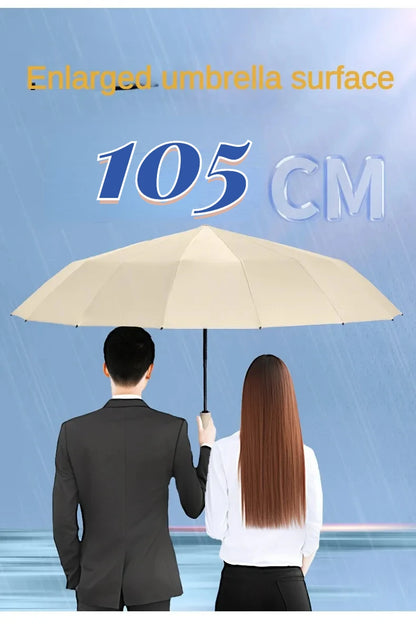 Parapluie anti-tempête 80 Bone pour hommes et femmes, pliage automatique, grand parapluie coupe-vent imperméable, parapluies anti-ultraviolets