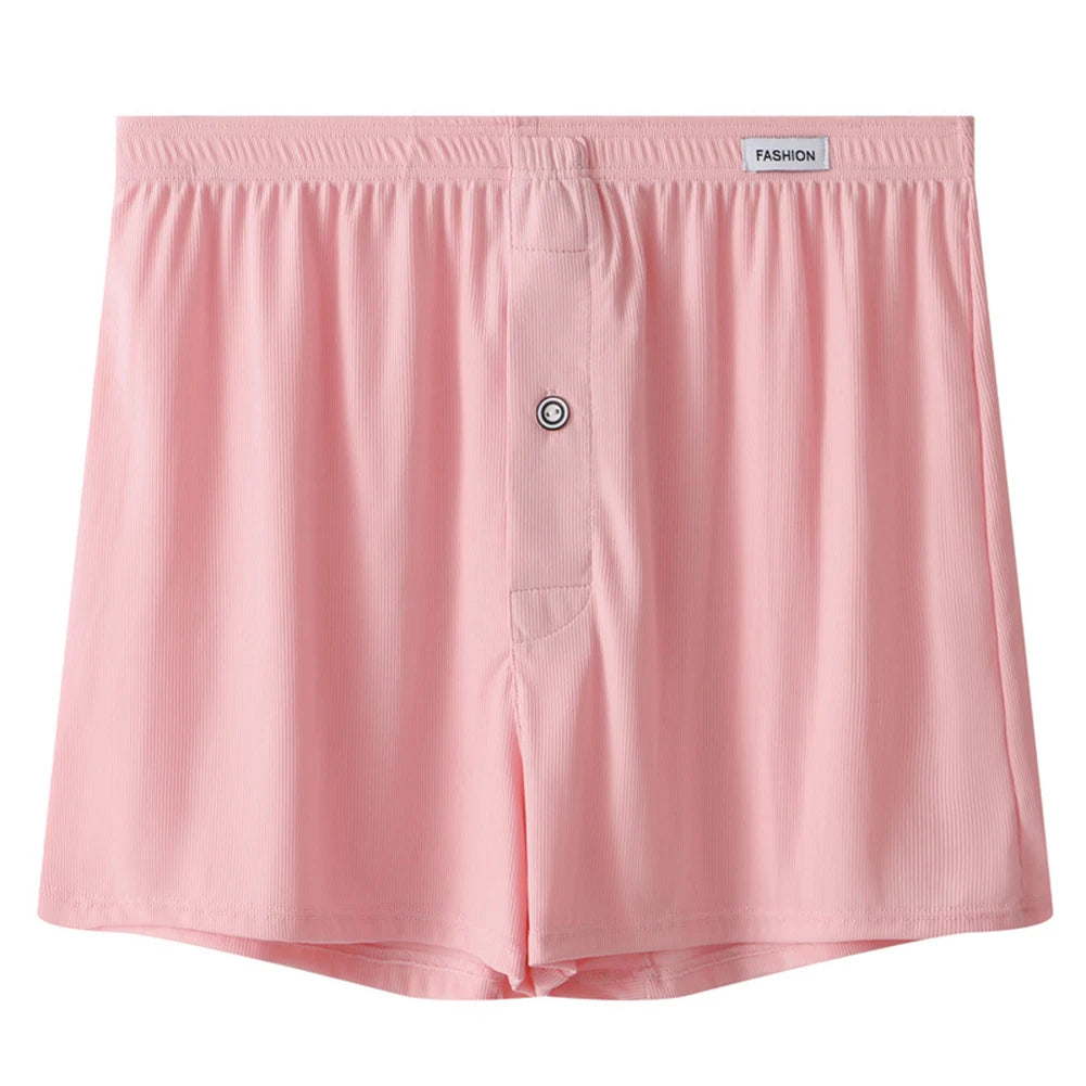 Sous-vêtements taille moyenne pour hommes, caleçons sexy, caleçons minces pour la maison, shorts monochromes, pantalons masculins Aro, 03/Ice Instadt