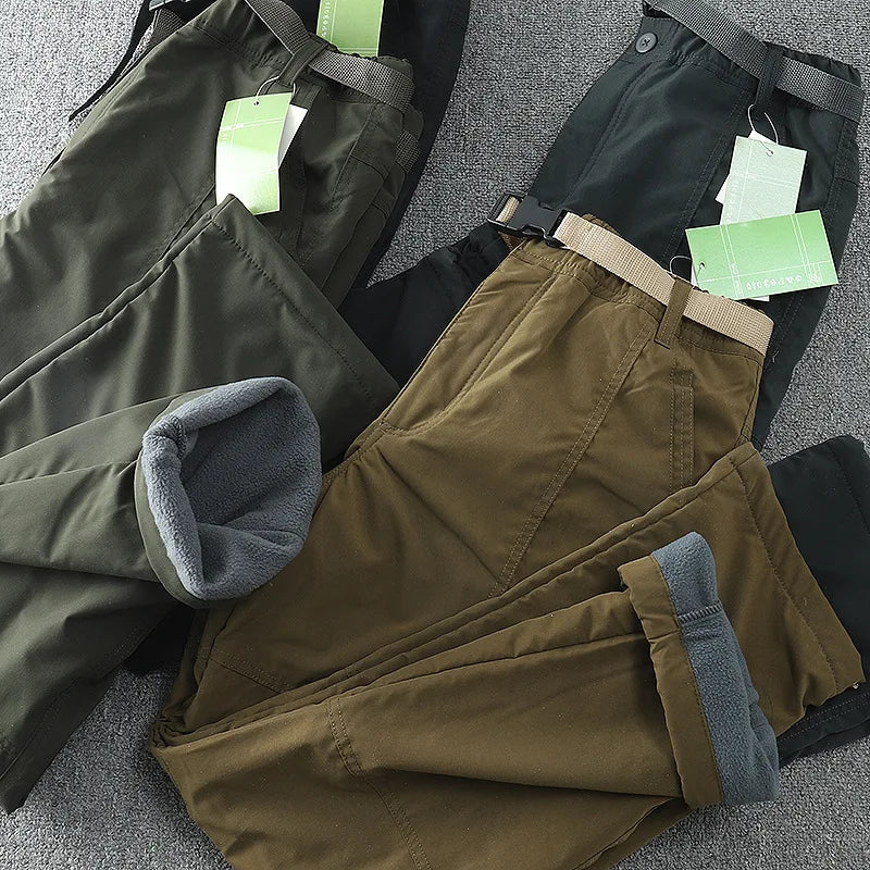 Pantalon cargo épais et chaud pour homme, pantalon militaire long en velours, décontracté, tactique, nouvelle collection hiver 2023