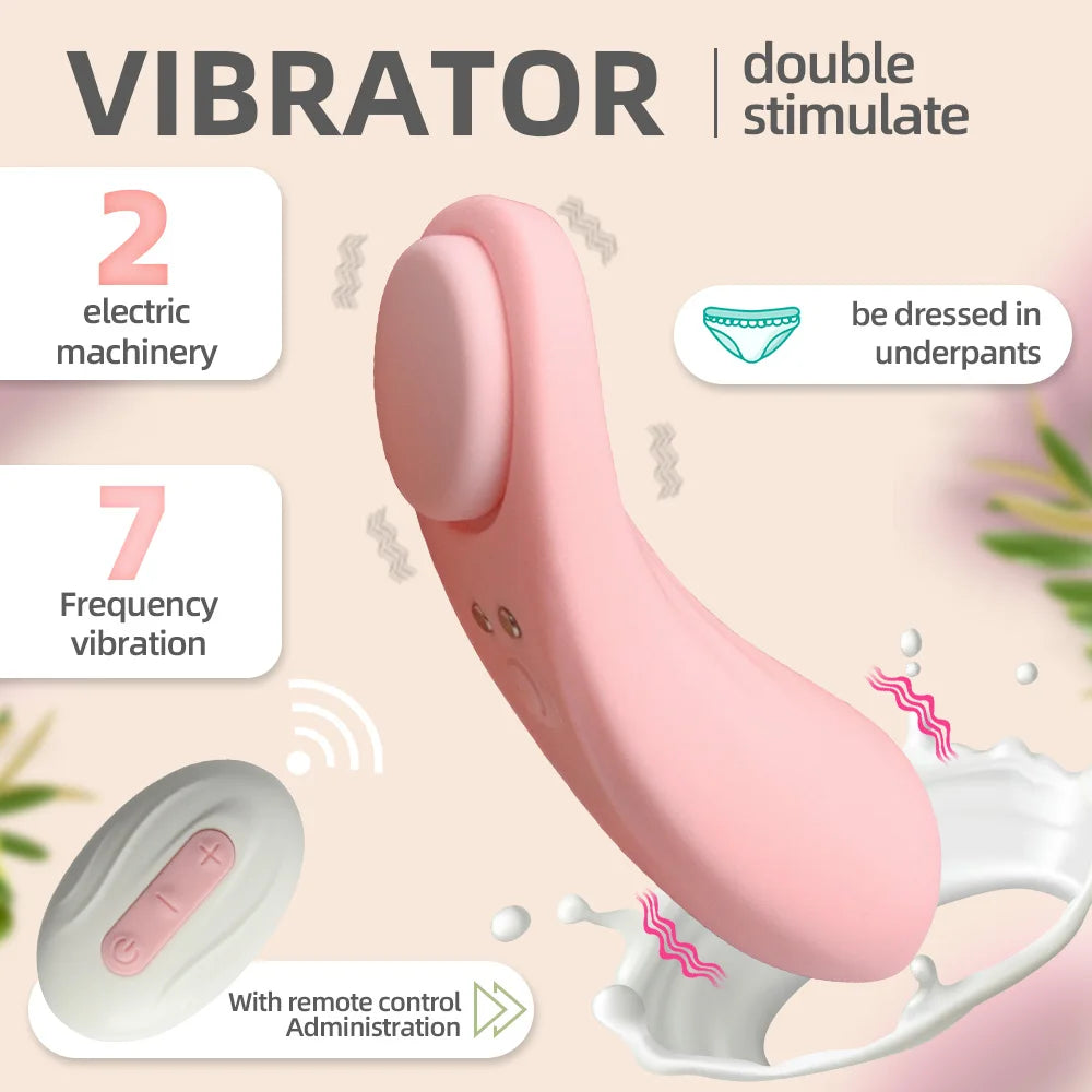 Culotte vibrateur femme portable Mini Vibro jouets pour adultes stimulateur de Clitoris télécommande masseur vibrant jouets sexuels pour les femmes