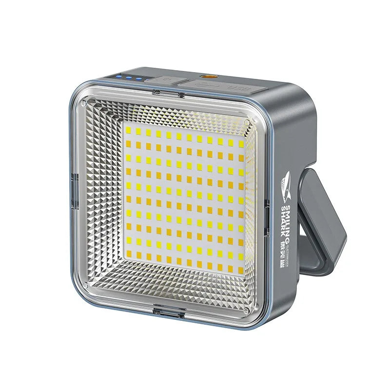 Lampe suspendue Portable et étanche pour tente de Camping, maison en plein air, charge solaire, batterie externe de grande capacité, lanterne à affichage Intelligent