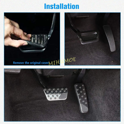 Pour Dodge Challenger chargeur Chrysler 300/300C 2011-2023 antidérapant en acier inoxydable frein à gaz accélérateur pédale coussinet couverture garniture