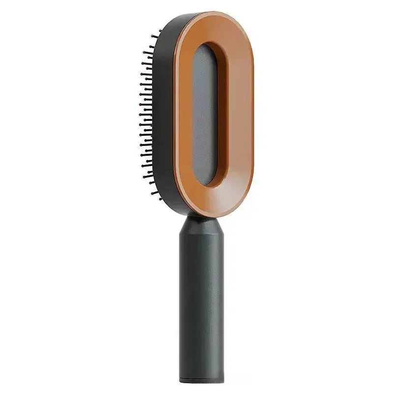 Peigne de massage, brosse à cheveux autonettoyante pour femmes, peigne à cheveux rapide à une touche, coussin d'air 3D, outils de coiffure, peignes