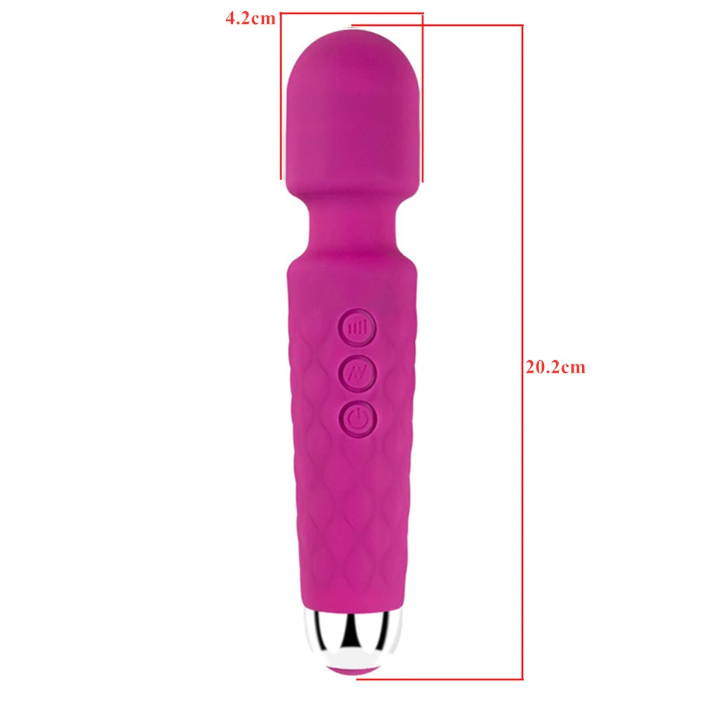 Vibromasseur AV puissant, stimulateur de Clitoris à baguette magique, jouets sexuels pour femmes, masseur de point G, produit érotique pour femmes adultes