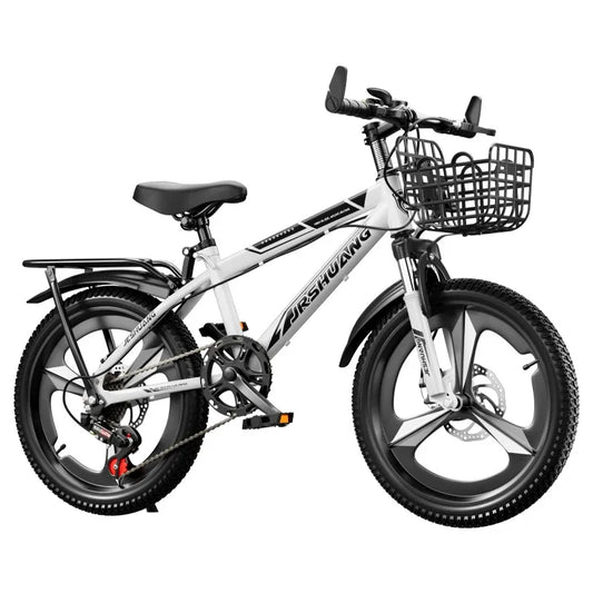 Vélo de montagne unisexe pour adolescents, amortissant les chocs, taille des roues de 18 à 26 pouces, avec freins à disque, adapté aux âges de 6 à 18 ans, système de changement de vitesse