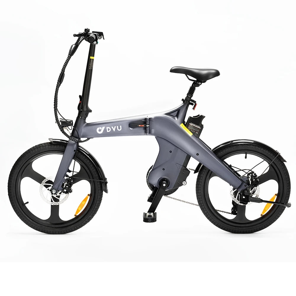 DYU T1 vélo électrique 250W moteur sans brosse 36V10AH batterie au Lithium e-bike adulte 20 pouces pneu pliable vélo électrique