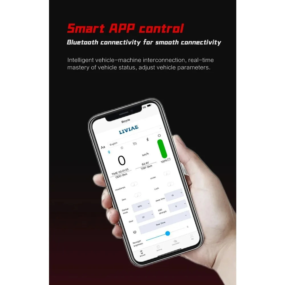 BOYUEDA-Trottinette Électrique S5, Moteur 6000W, Batterie 60V 38Ah, Connexion Bluetooth, Fonction NDavid Intelligente, 11 Pouces, Hors Route