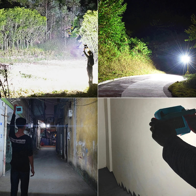 Lumière solaire super brillante 1000 watts Portable Camping tente lampe USB Rechargeable LED solaire projecteur extérieur travail réparation éclairage