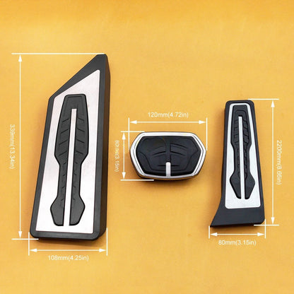 Repose-pieds en acier inoxydable, couvercle de pédale de frein mort, pour BMW X1 F48 X2 F39 118i 120i F40 série 2 MPV F45 F46