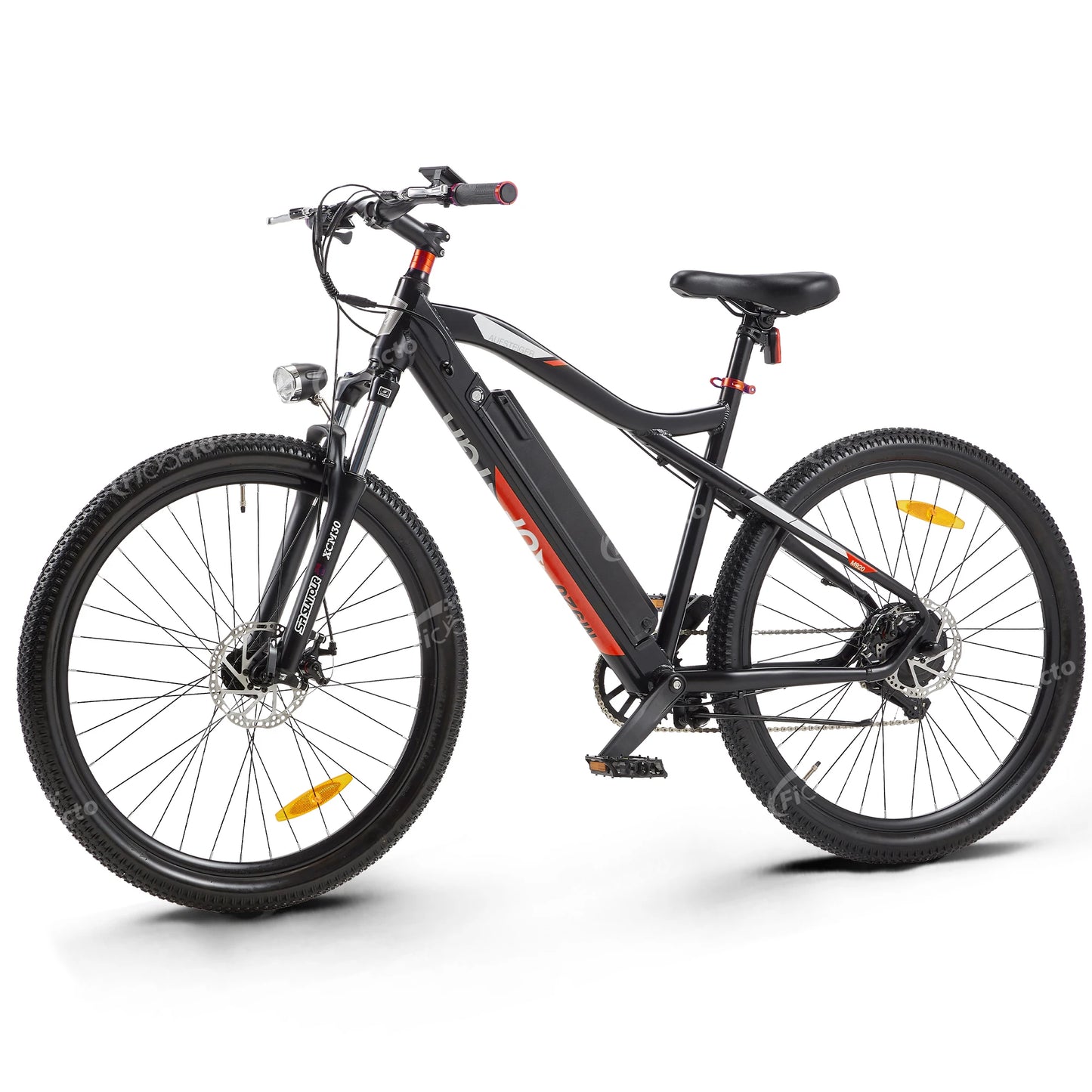 Vélo électrique M920 pour adulte 36V 13 Ah 29/27.5 pouces VTT électrique, suspension avant à huile, freins à disque mécaniques