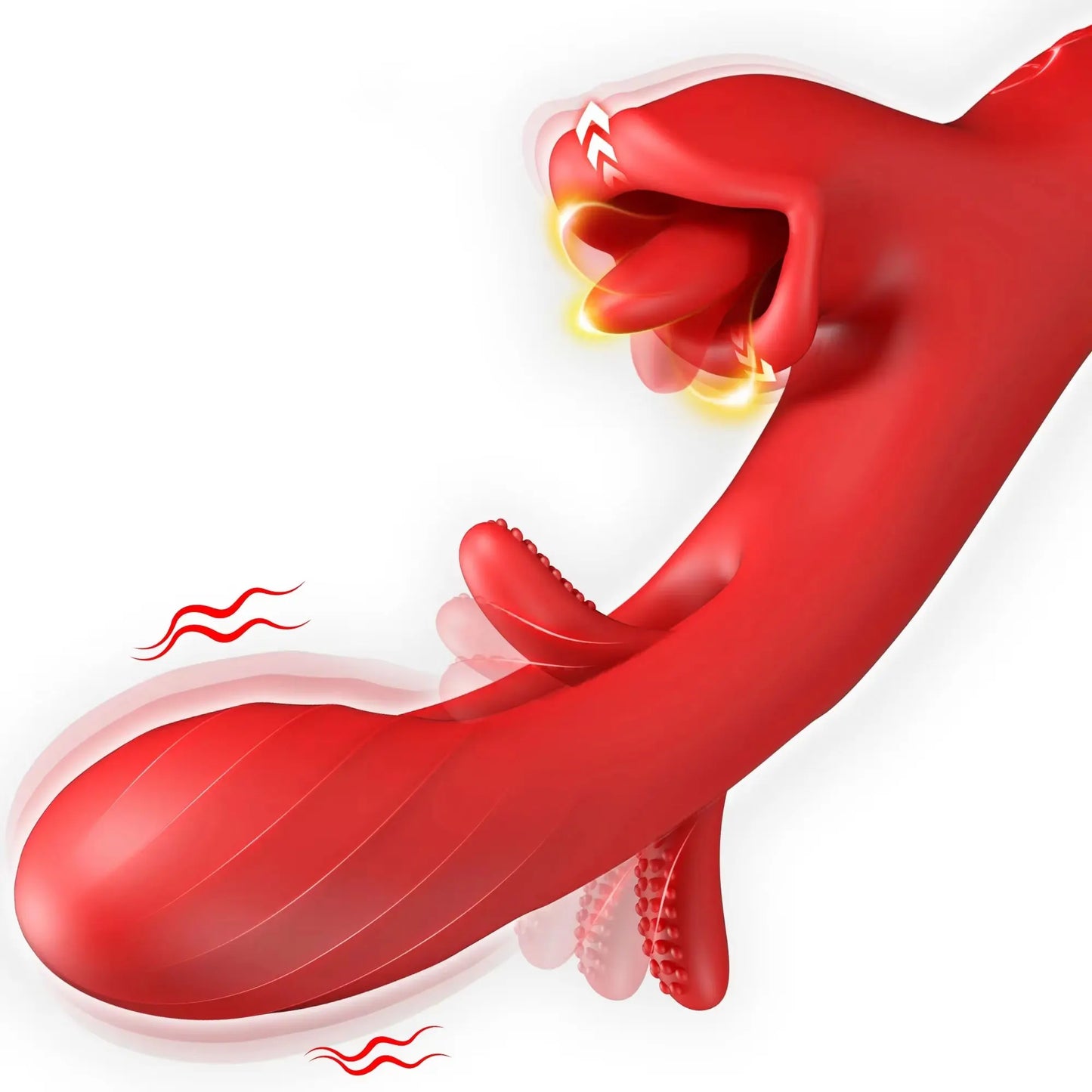 Gode vibrateur 2 en 1 pour femmes, rotation à 360 degrés, stimulateur de battement de Clitoris, point G, jouets sexuels pour adultes de 18 ans et plus