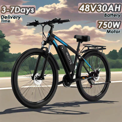 DUOTTS C29 e-bike 750W moteur 48V15 * 2AH batterie magnésium alliage d'aluminium vélo électrique 29 pouces pneus 21 vitesses vélo électrique