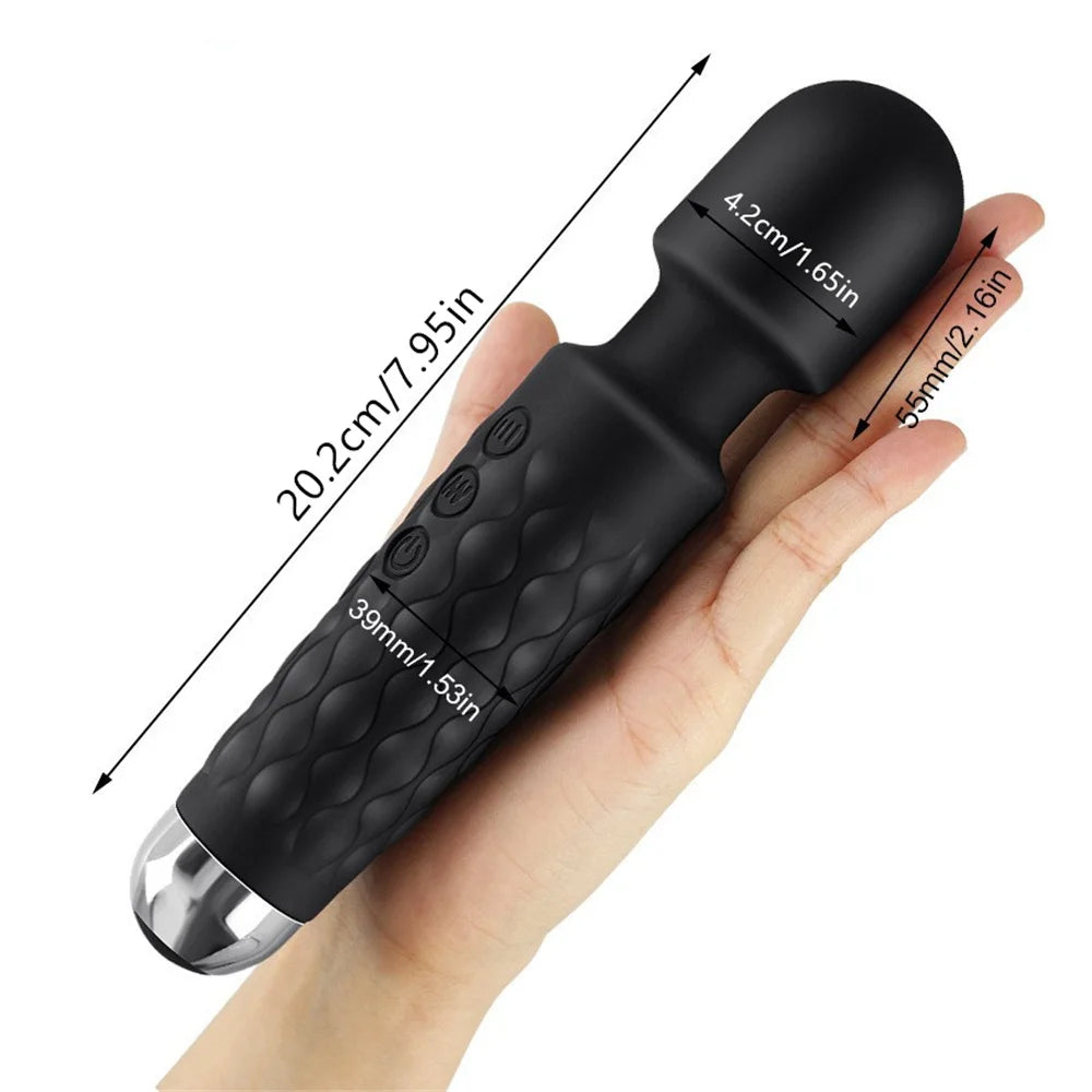 Vibromasseur AV puissant, stimulateur de Clitoris à baguette magique, jouets sexuels pour femmes, masseur de point G, produit érotique pour femmes adultes