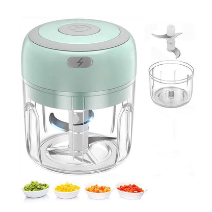 Hachoir à ail électrique de 250ML, hachoir à légumes, hachoir alimentaire, Mini hachoir à oignon USB, petit robot culinaire Portable