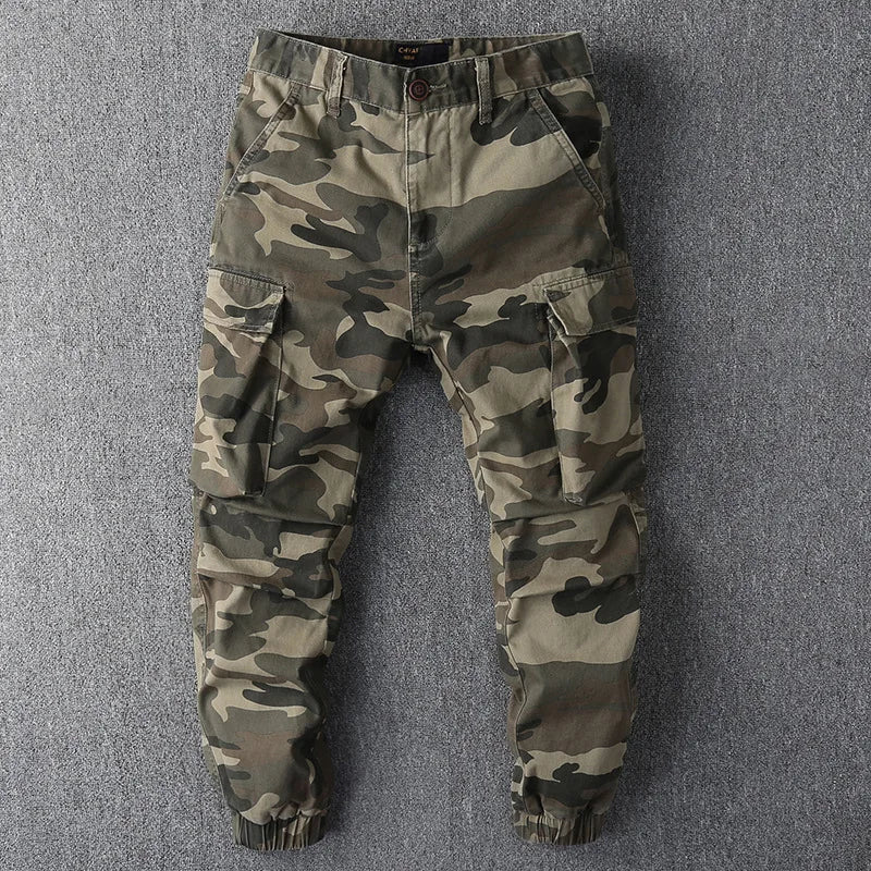 Pantalon cargo de sport de randonnée pour hommes, salopette CamSolomon, jogging, pantalon de survêtement, pantalon de survêtement conique décontracté, mode