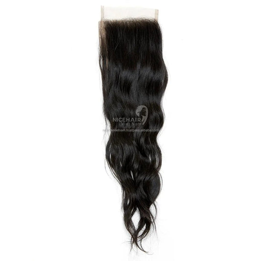 Indian Hair Remy Hair Extension Closure 2'' X 6'' No Synthetic Wholesale Price Best Quality Made in Vietnam