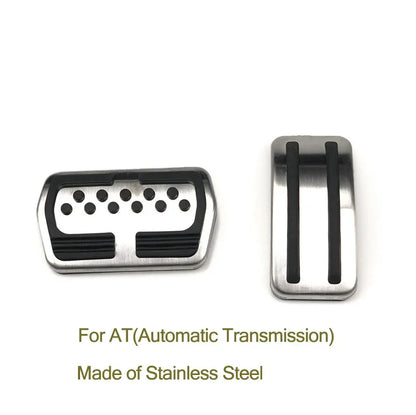 Housse de coussinets de pédales de voiture en acier inoxydable, étui MT AT pour Ford Focus 2 mk2 focus 3 mk3